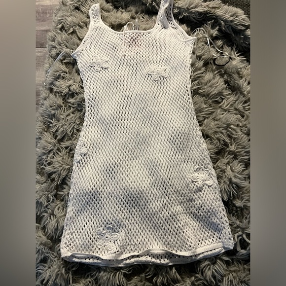 AUTHENTIC CINQ A SEPT NIKITA WHITE COVER UP DRESS SIZE MEDIUM - Picture 3 of 8